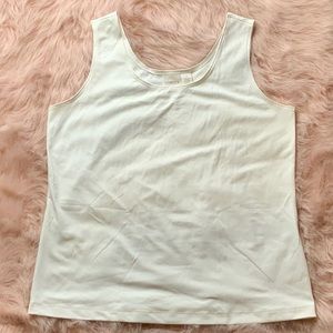 NWT Chico’s off white tank top | size 2 (Med-12)